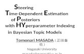 Steering Time-Dependent Estimation of Posteriors with Hyperparameter Indexing in Bayesian Topic Models