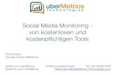 Social Media Monitoring von kostenlosen und kostenpflichtigen Tools