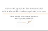 Steve Bartlik: Venture Capital im Zusammenspiel mit anderen Finanzierungsinstrumenten