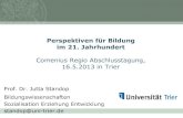 Deutsche  Perspektiven für Bildung im 21. Jh. - Standop