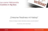 Webinar Big Data - Enterprise Readiness mit Hadoop