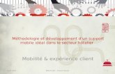 Méthodologie et développement d’un support mobile idéal dans le secteur hôtelier
