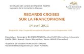 Regards croisés sur la Francophonie -Visioconférence - AIGEME