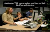 Applications Web En Entreprise Avec Ruby On Rails Benefices Et Limitations Guillaume Desrat