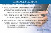 The Supernatural Church  1-12-2014