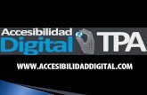 Talleres y Servicio Accesibilidad Digital - Tecnología para TODOS