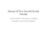 Nuove OTA e Vecchi Social Media