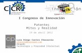 Patentes en Costa Rica - CICR Congreso Innovación 2012