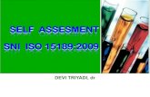 Self assesment iso 15189