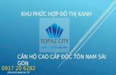 THÔNG TIN CĂN HỘ TOPAZ CITY 775TR/CĂN CÁCH QUẬN 1 CHỈ 3KM