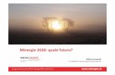 Minergie 2020: quale futuro?