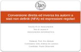 Conversione diretta ed inversa tra automi a stati non definiti (nfa) ed espressioni regolari