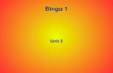 Bingo 1 unit 2 vocabulary