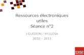 Ressources Electroniques Utiles - Séance 2 - EM Normandie