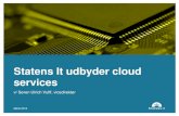 Søren Wulff - Statens It udbyder cloud services