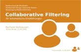 Collaborative Filtering.. für automatische Empfehlungen