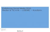 Loewe einführung social media 2010