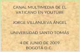 Canal Del Vticano En Youtube
