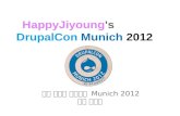 HappyJiyoung's DrupalCon Munich 2012 experience