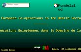 FundeSalud Coopérations Européennes dans le Domaine de la Santé