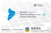 “Neuquén, camino al Gobierno Abierto y a la Conectividad Total"