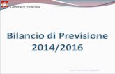 Comune di Pordenone - Presentazione bilancio 2014