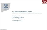 Intervento sulla Leadership: Anthony Smith intervento sulla leadership IULM