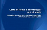 Carta di roma e deontologia: casi di studio sulla "caccia allo zingaro"
