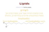 Basic lipids