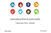 Workshop sales via social media (editie Linkedin) voor International Paint (onderdeel Akzo Nobel)