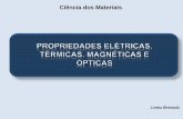 Ciência e Tecnologia dos Materiais - 3 Propriedades elétricas, térmicas, magnéticas e ópticas