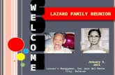 Lazaro family reunion