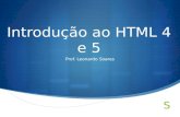 Introdução ao HTML4 e HTML5