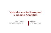 Vyhodnocování kampaní v Google Analytics