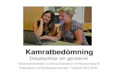 Kamratbedömning, ett samarbetsprojekt i svenska och naturkunskap