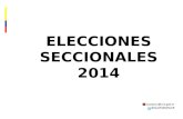 Elecciones seccionales 2014