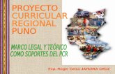 Marco teórico Proyecto Curricular Regional Puno