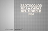 Protocolos de la capas del modelo osi