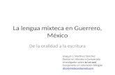 La lengua mixteca: de la oralidad a la escritura