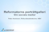 Reformatorns porträttgalleri, om Sociala medier, NBV Stockholm 10 nov 2012