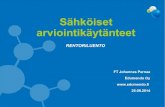 Sähköiset arviointikäytänteet - Rehtoriluento 25.09.2014