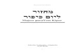 Majzor de-yom-kipur---israel-rocha booklet