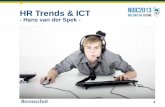 Bijdrage op NIOC 2013 HR trends & ICT