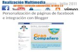 Personalización de páginas de facebook e integración con Blogger