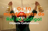 Objects calisthenics - Os 10 mandamentos do rei do código