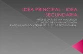Idea principal – Idea secundaria