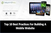 Top 10 best practices for building a mobile