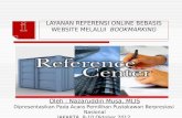 Layanan reference online berbasis website melalui bookmark