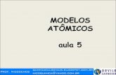 Aula 5   modelos atômicos