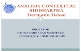 Análisis contextual siddhartha